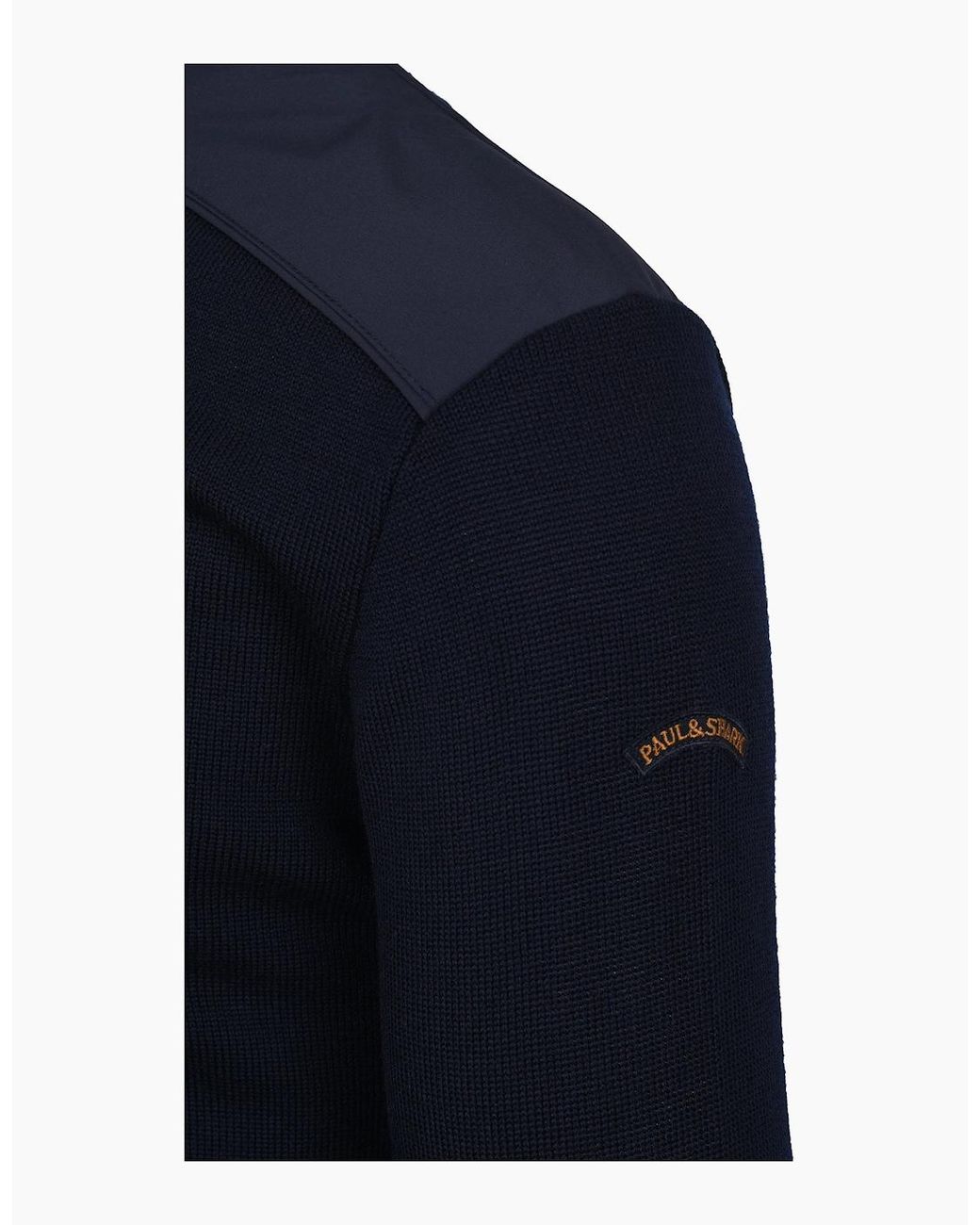 Paul & Shark Blue Crew Neck Knitwear for men