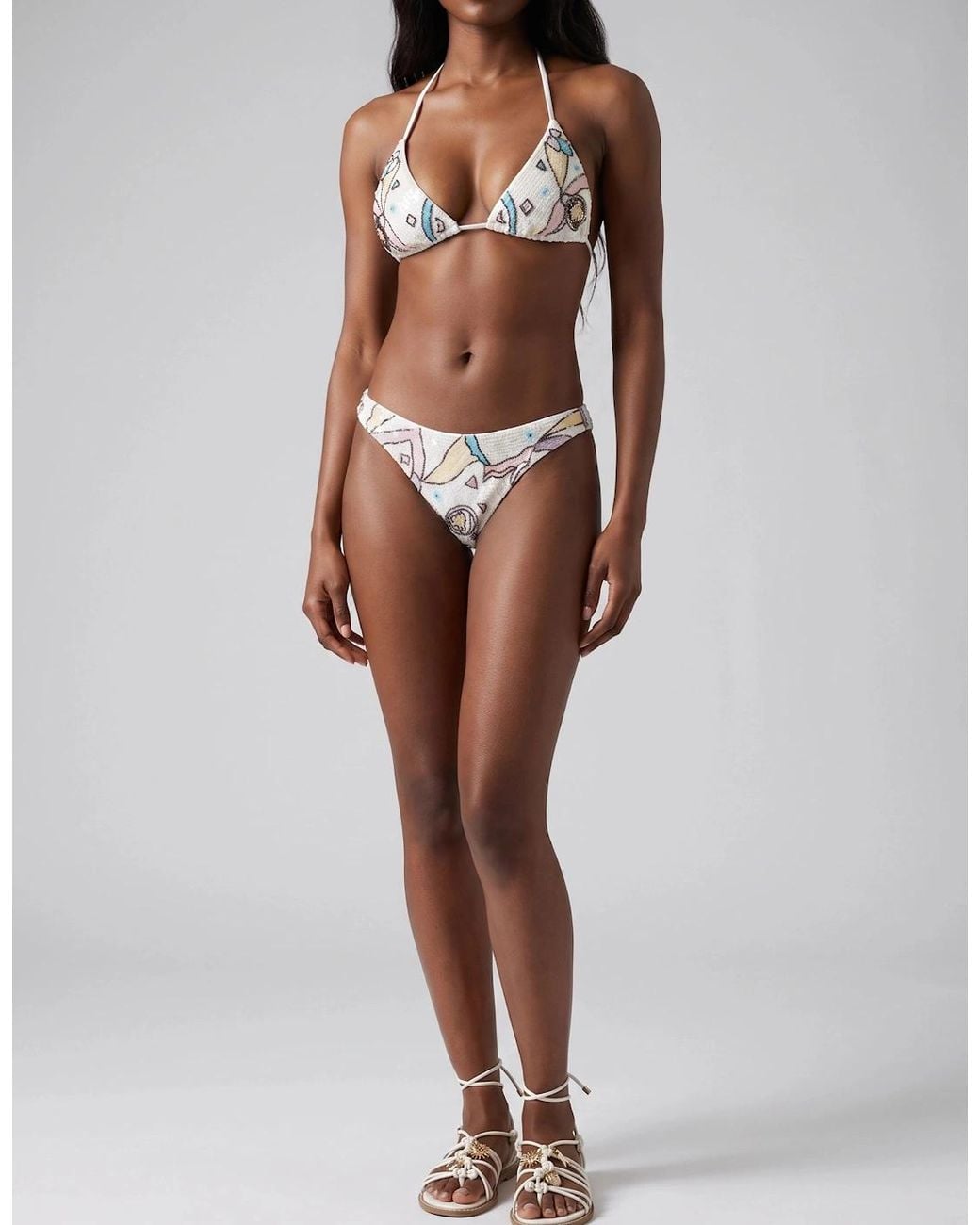 Oceanus Black Simmi Bikini Top