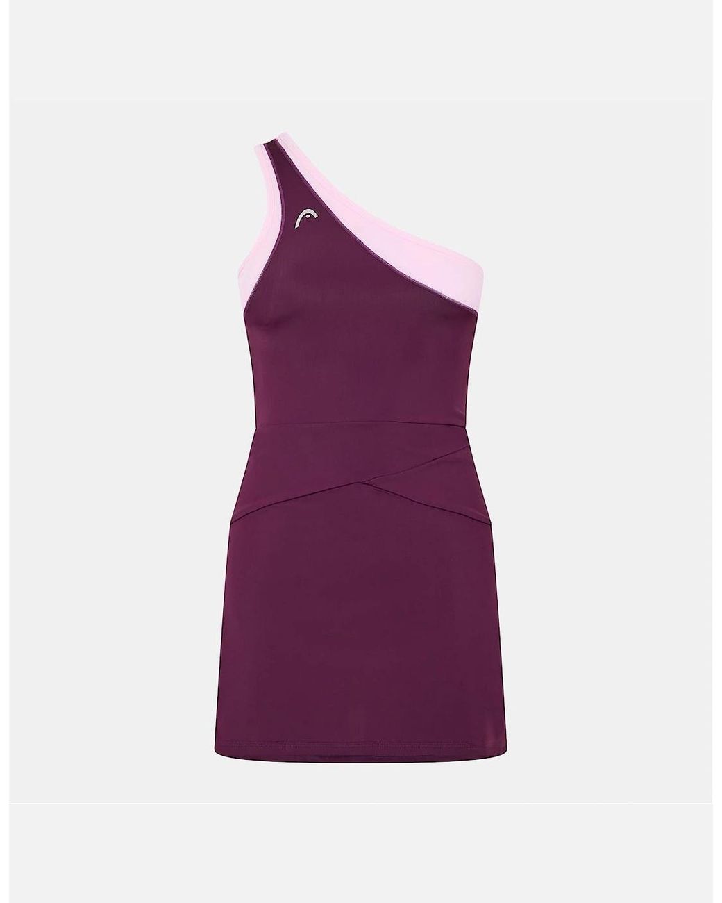 Head Purple Avatar One Shoulder Neck Mini Dress