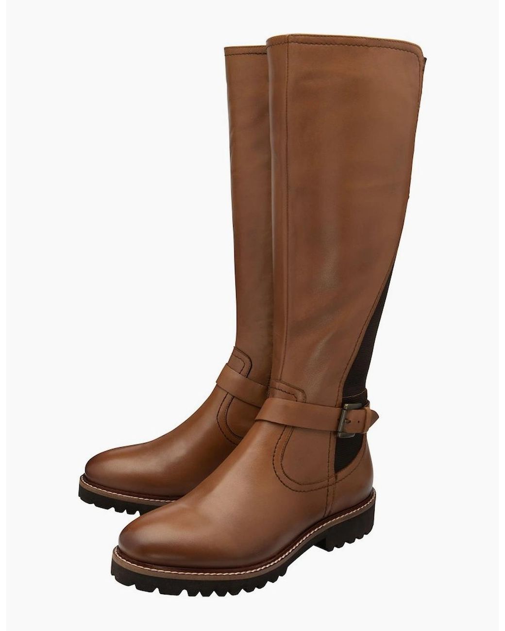 Lotus Brown Belvedere Knee High Boots