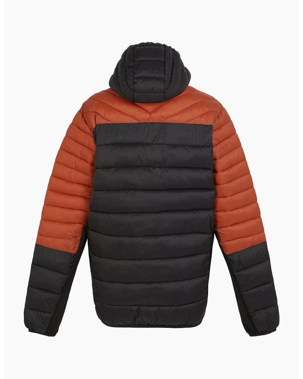 Regatta Red Hooded Hybrid Puffer Jacket With Zipped Pocket for men