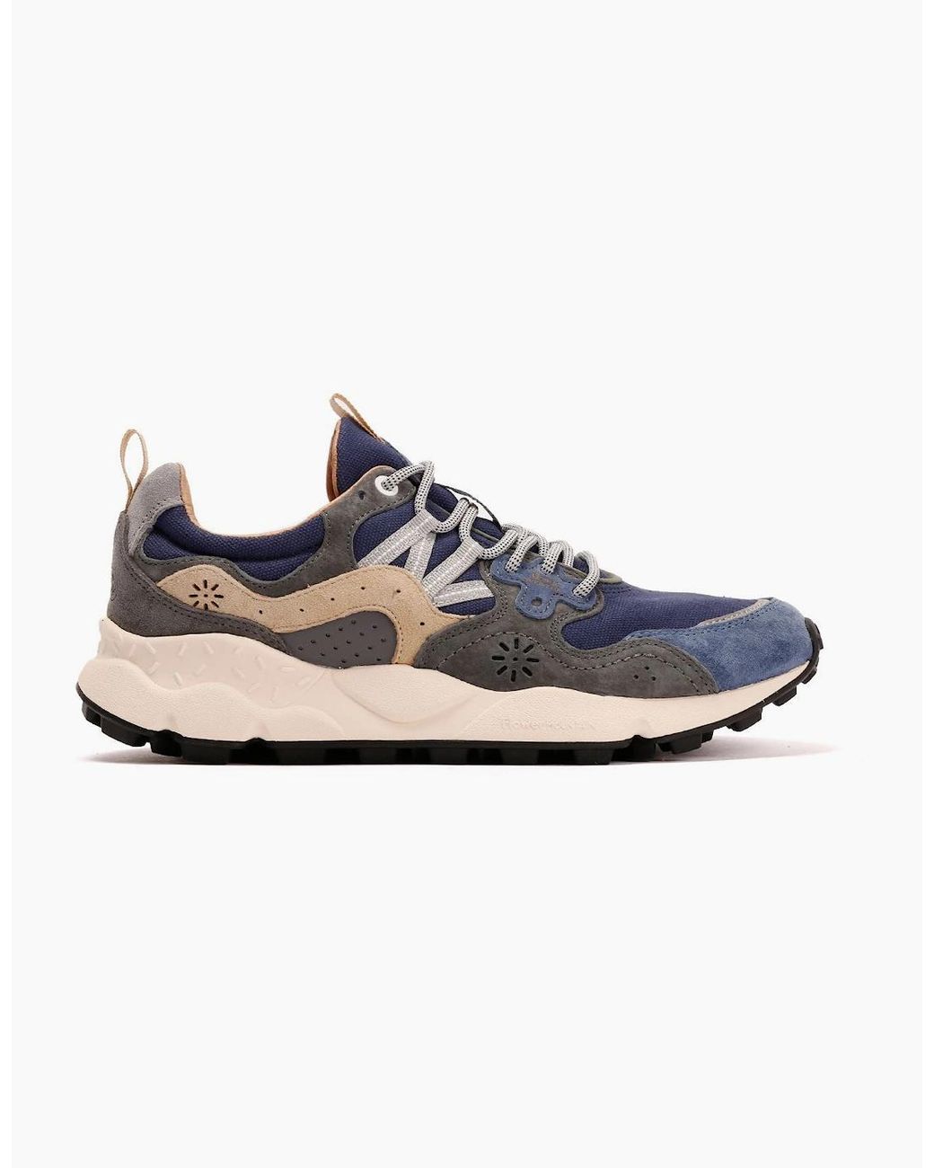 Flower Mountain Blue Yamano 3 Trainers for men