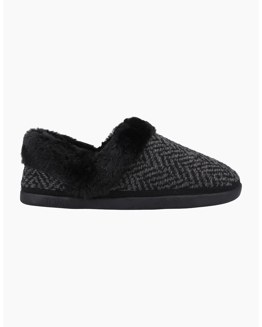 TOMS Black Oslo Slippers