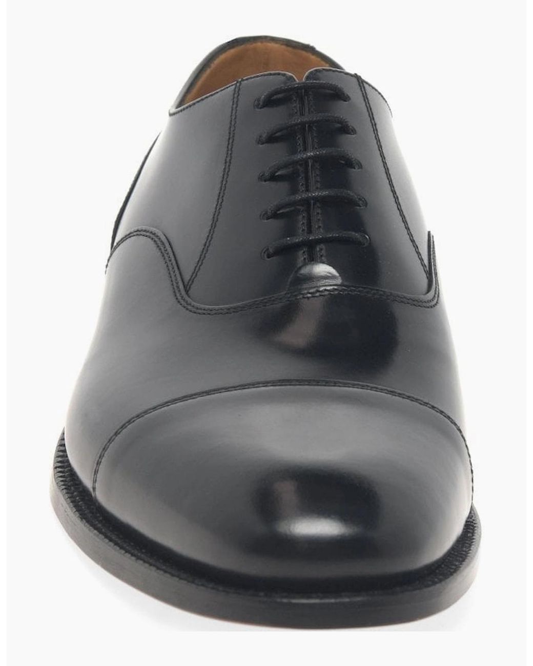 Loake Black 200B Formal Capped Oxford Shoes for men