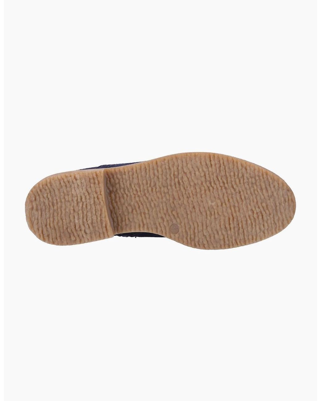 Hush Puppies Blue Maddy Suede Memory Foam Ankle Boots