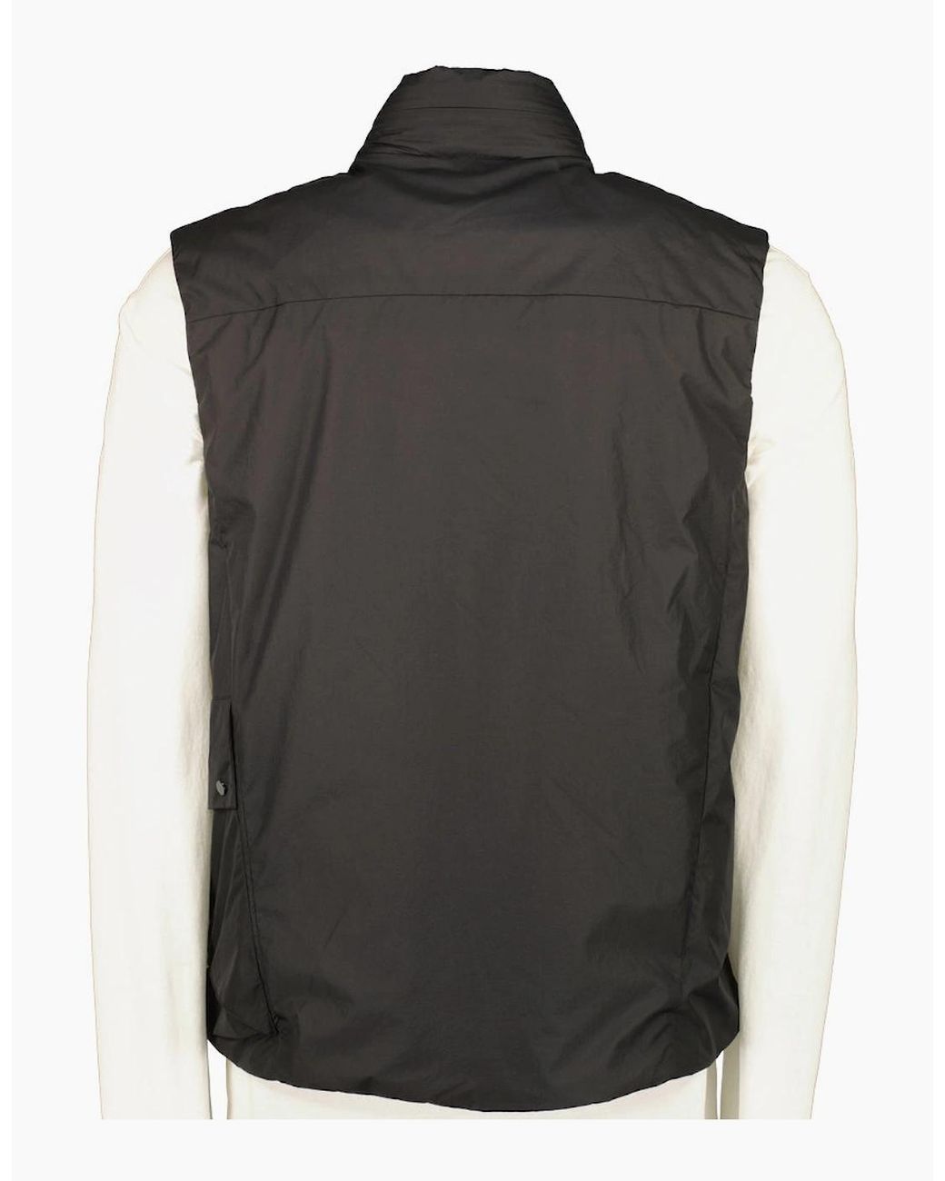 C P Company Black Metropolis Padded Pertex Vest for men