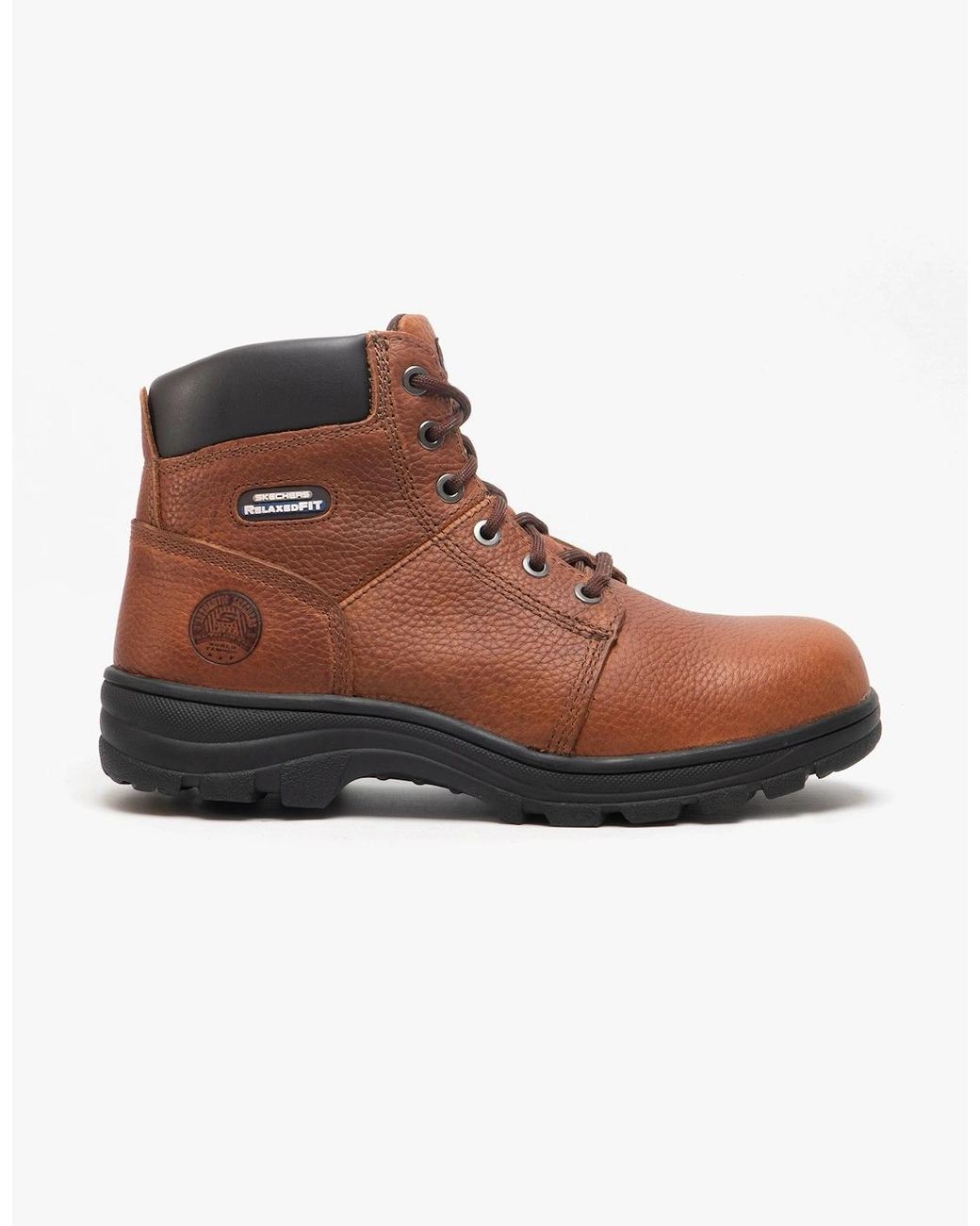 Skechers Brown Work 77009Ec Workshire Safety Boots for men