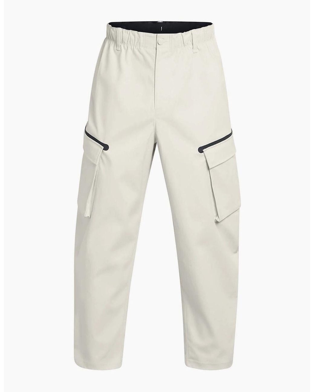 Under Armour Natural Solid Patterned Wide Leg Utility Cargo for men
