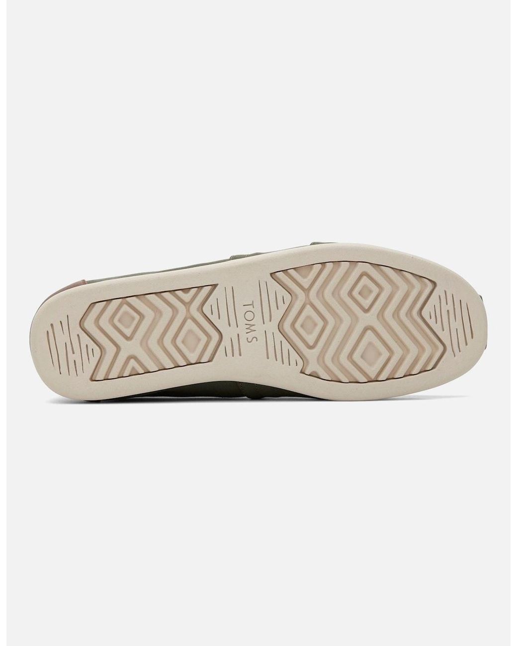 TOMS Green Alpargata Classic Cotton Blend Dark Sage Espadrilles for men