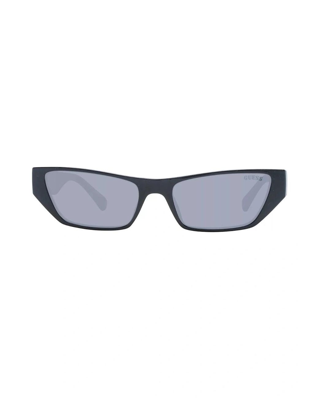 Guess Blue Shiny Framed Smoke Lensed Sunglasses