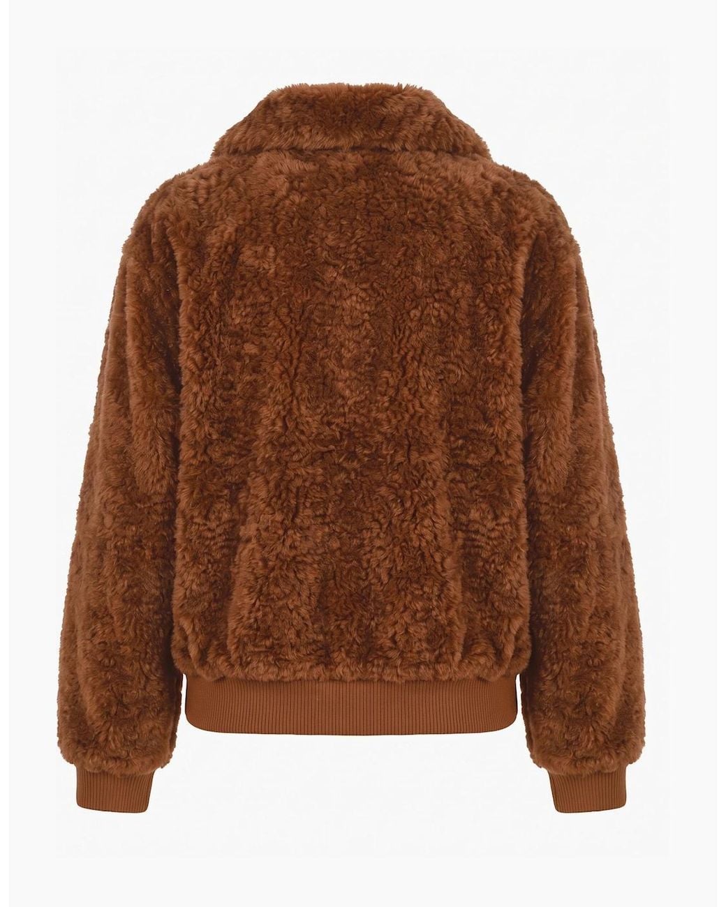Nooki Design Brown Otis Faux Fur Bomber Jacket