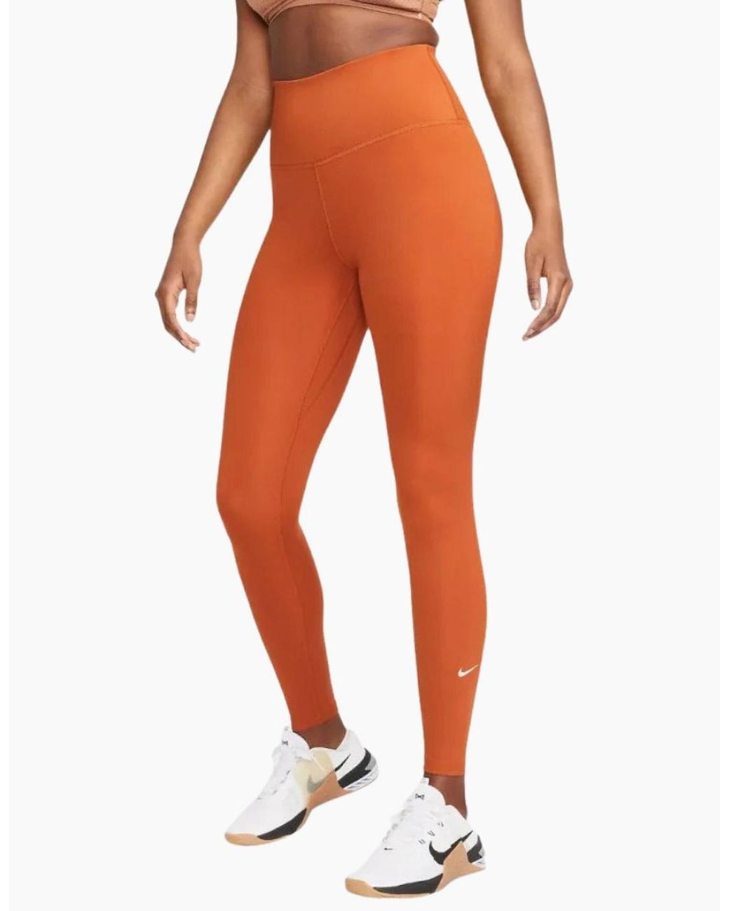Nike Orange Burnt Leggings