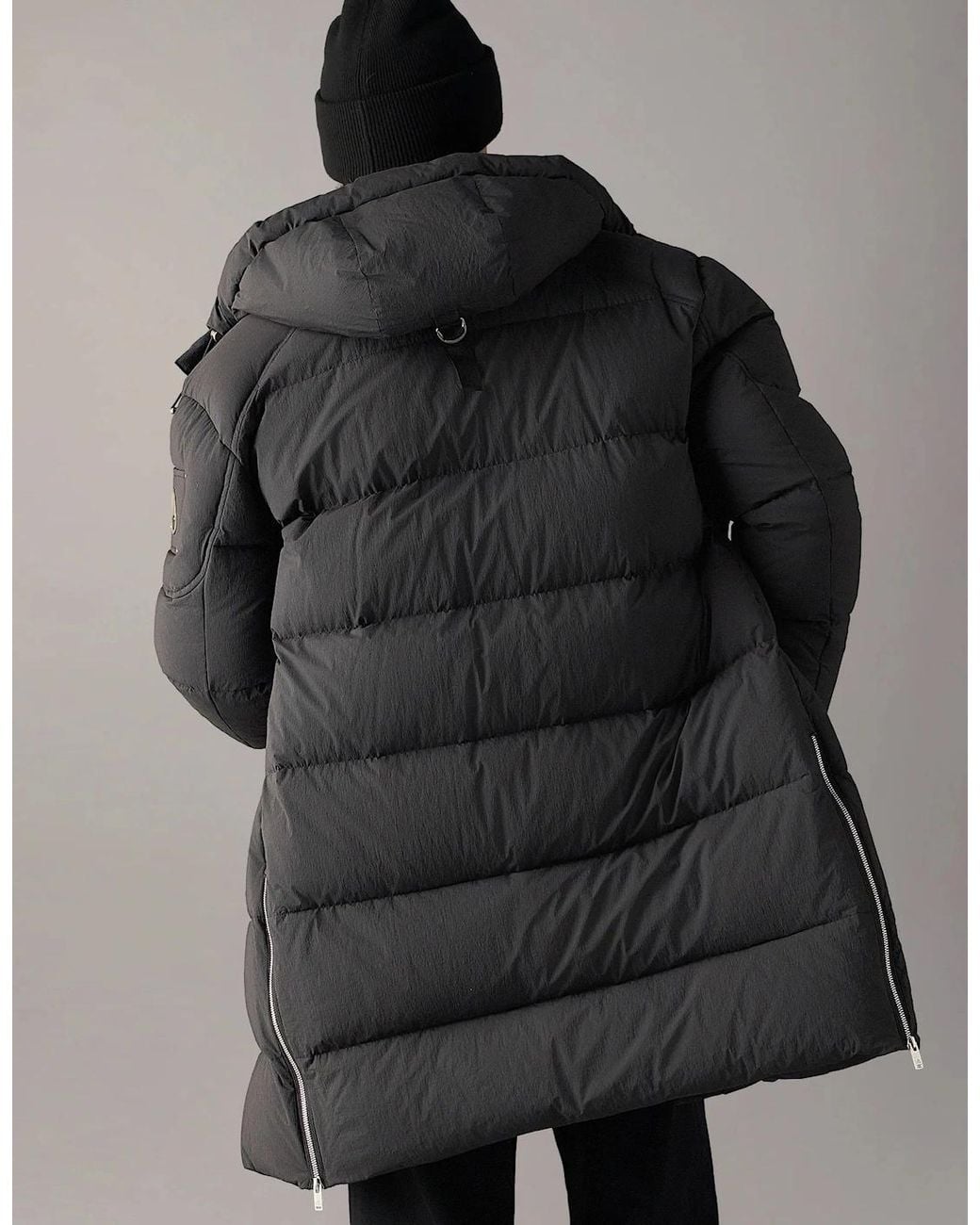 Moose Knuckles Gray Everest Down Parka for men