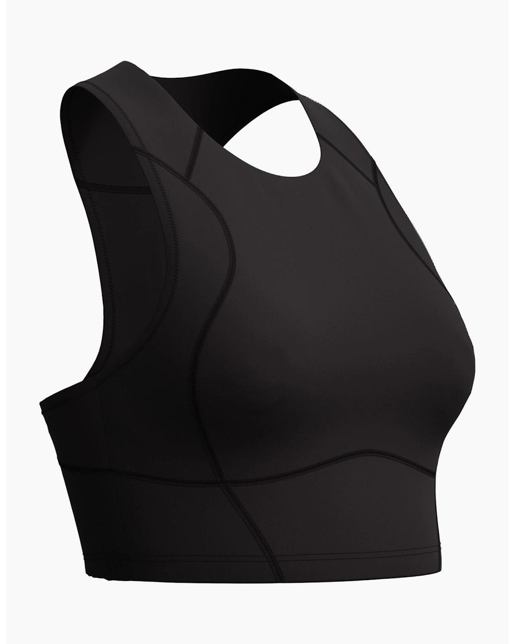 Speedo Black Ladies Ocean Flex Crop Top