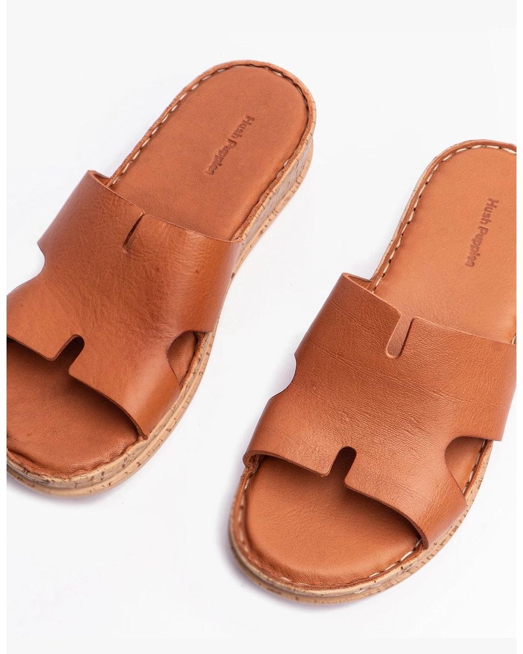 Hush Puppies Pink Eloise Sandals Tan