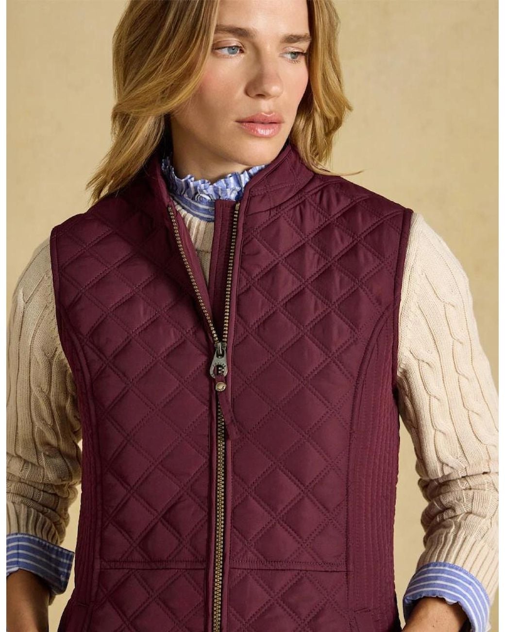 Joules Purple Minx Gilets Dark