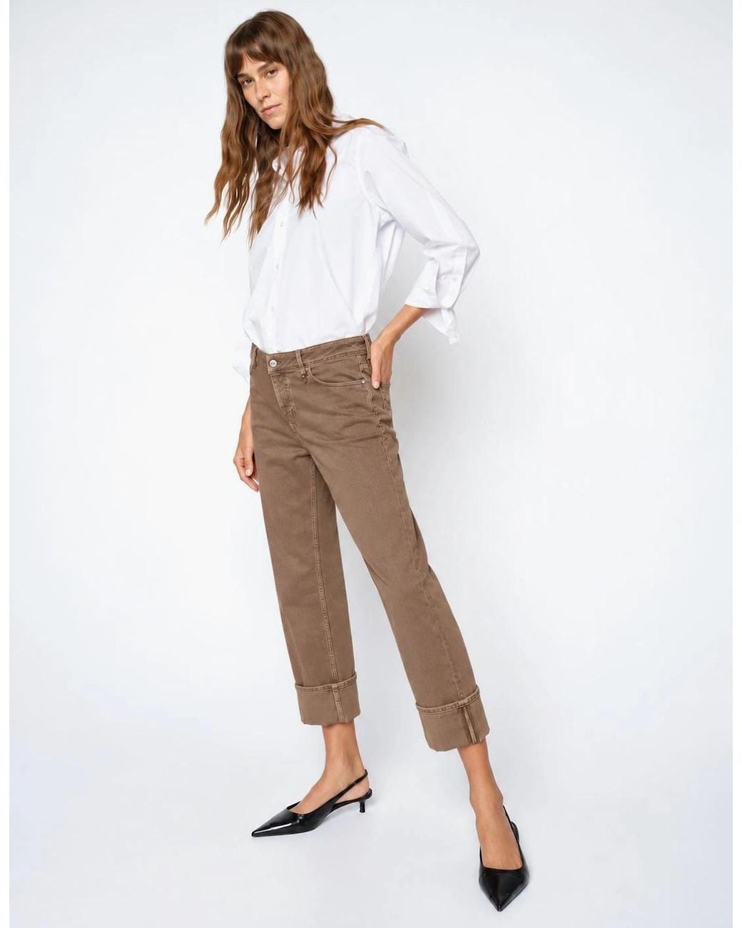 Mos Mosh White Colarado Color Pant