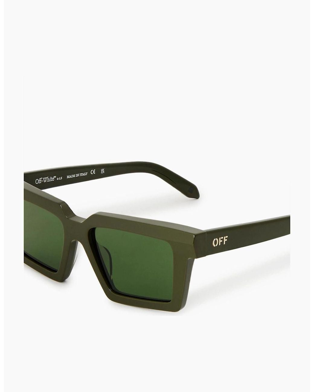 Off-White c/o Virgil Abloh Green Off Windsor Sunglasses for men