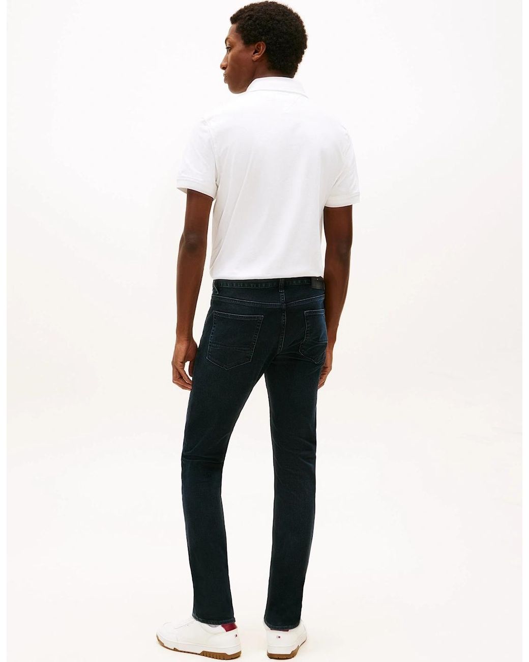 Tommy Hilfiger Black Core Denton Straight Leg Jeans for men