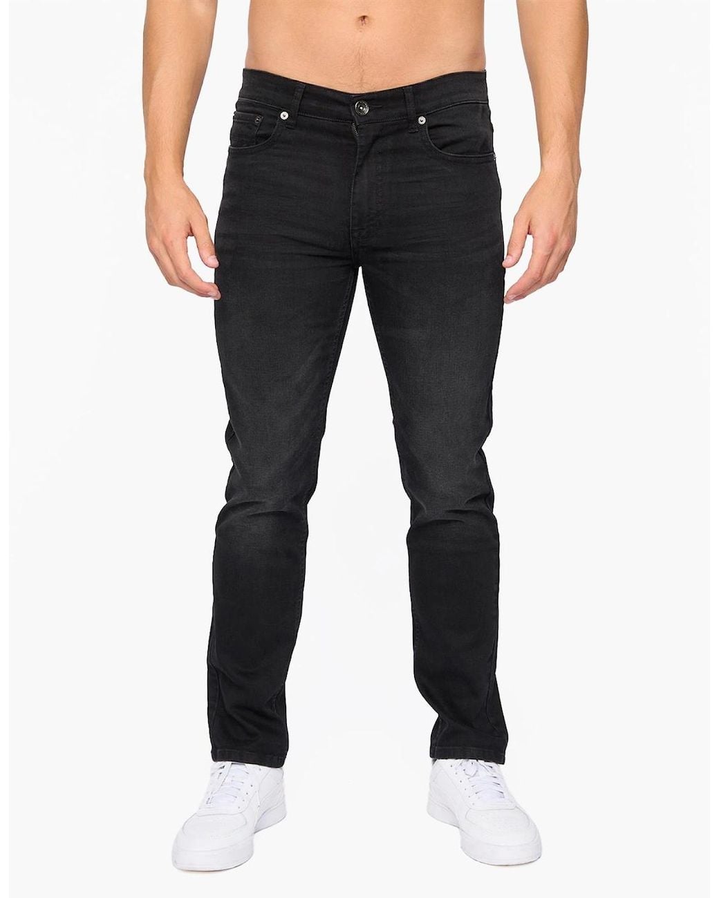 Bewley & Ritch Black Bewley & Ritch Abingdon Slim Fit Jeans for men
