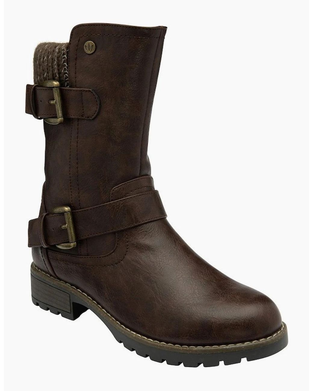 Lotus Brown Jemima Calf Boots