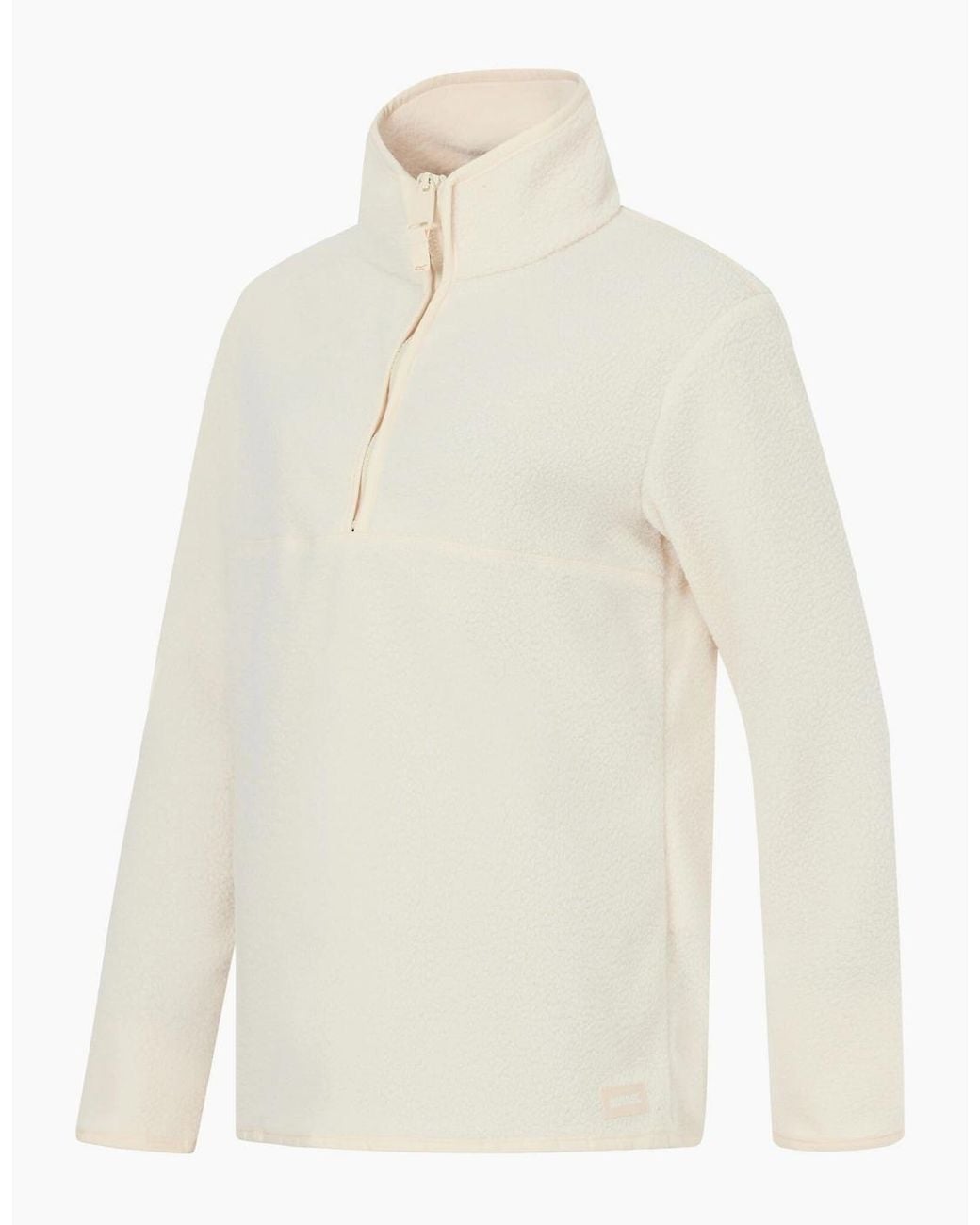 Regatta White Ladies Frankie Borg Half Zip Fleece