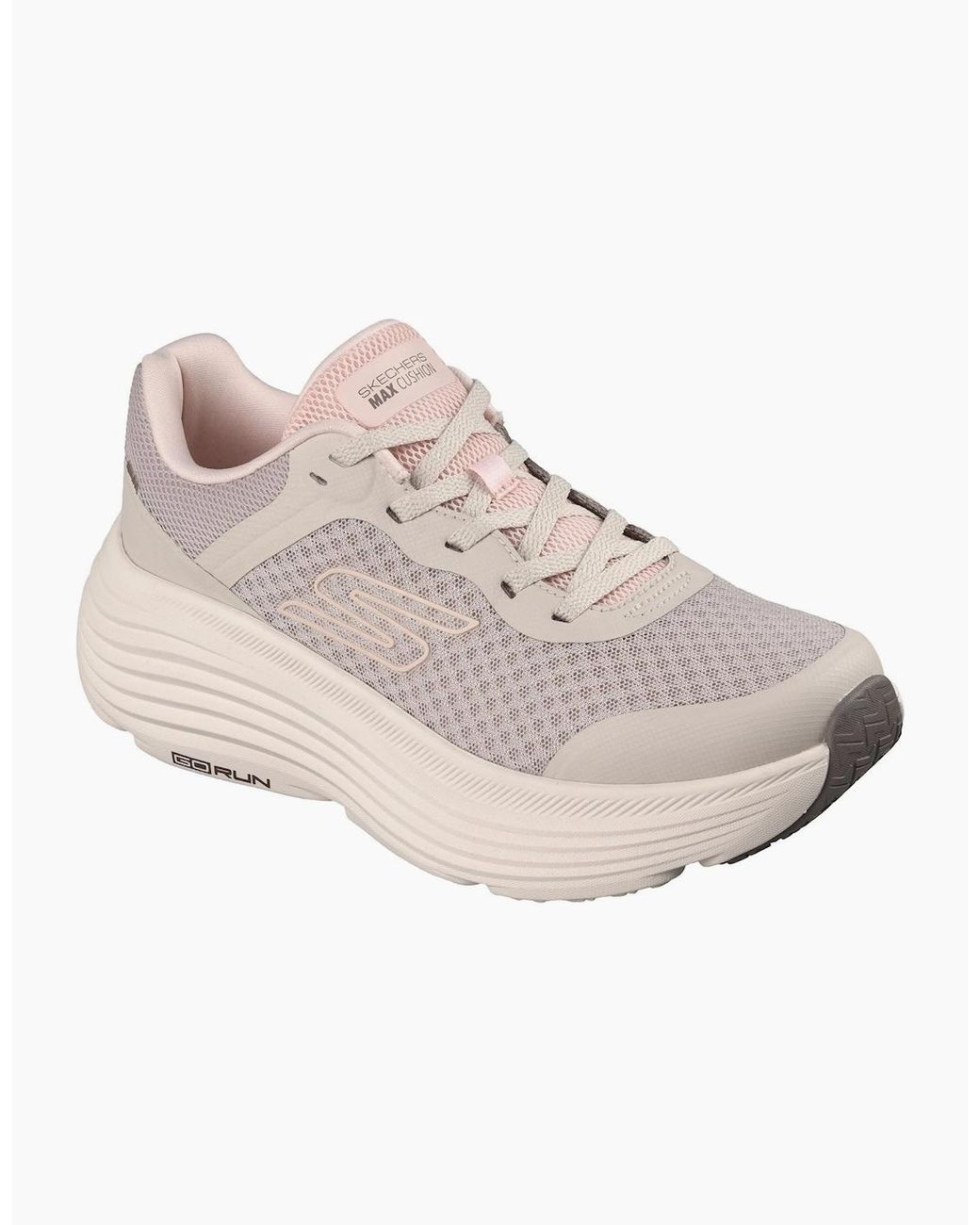 Skechers Max Cushioning Endeavour Natural Synthetic/Trim Trainers