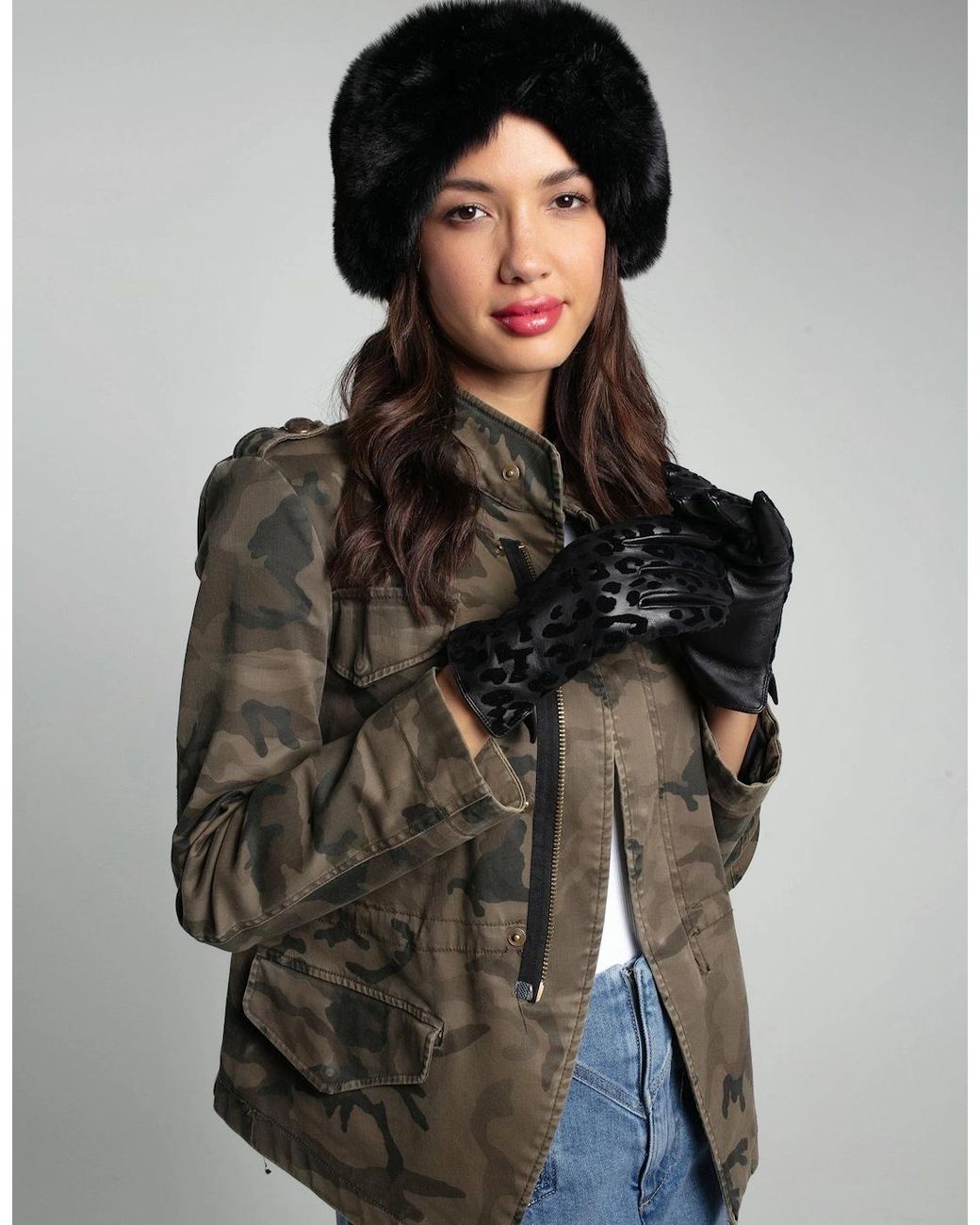 Nooki Design Black Elsa Faur Fur Headband
