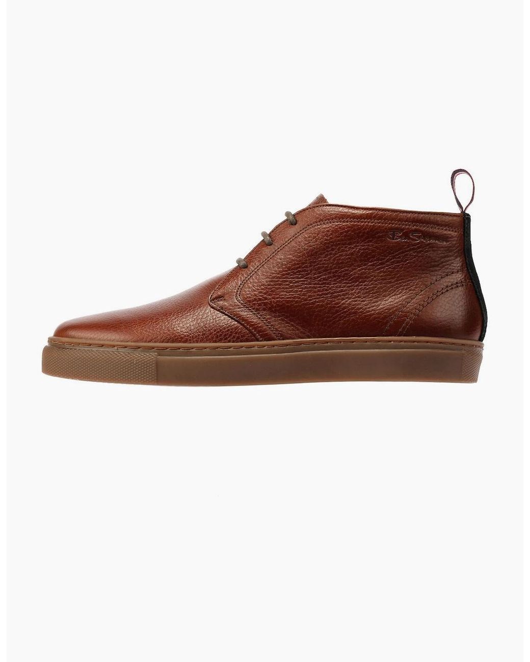 Ben Sherman Brown Parka Leather Boots for men