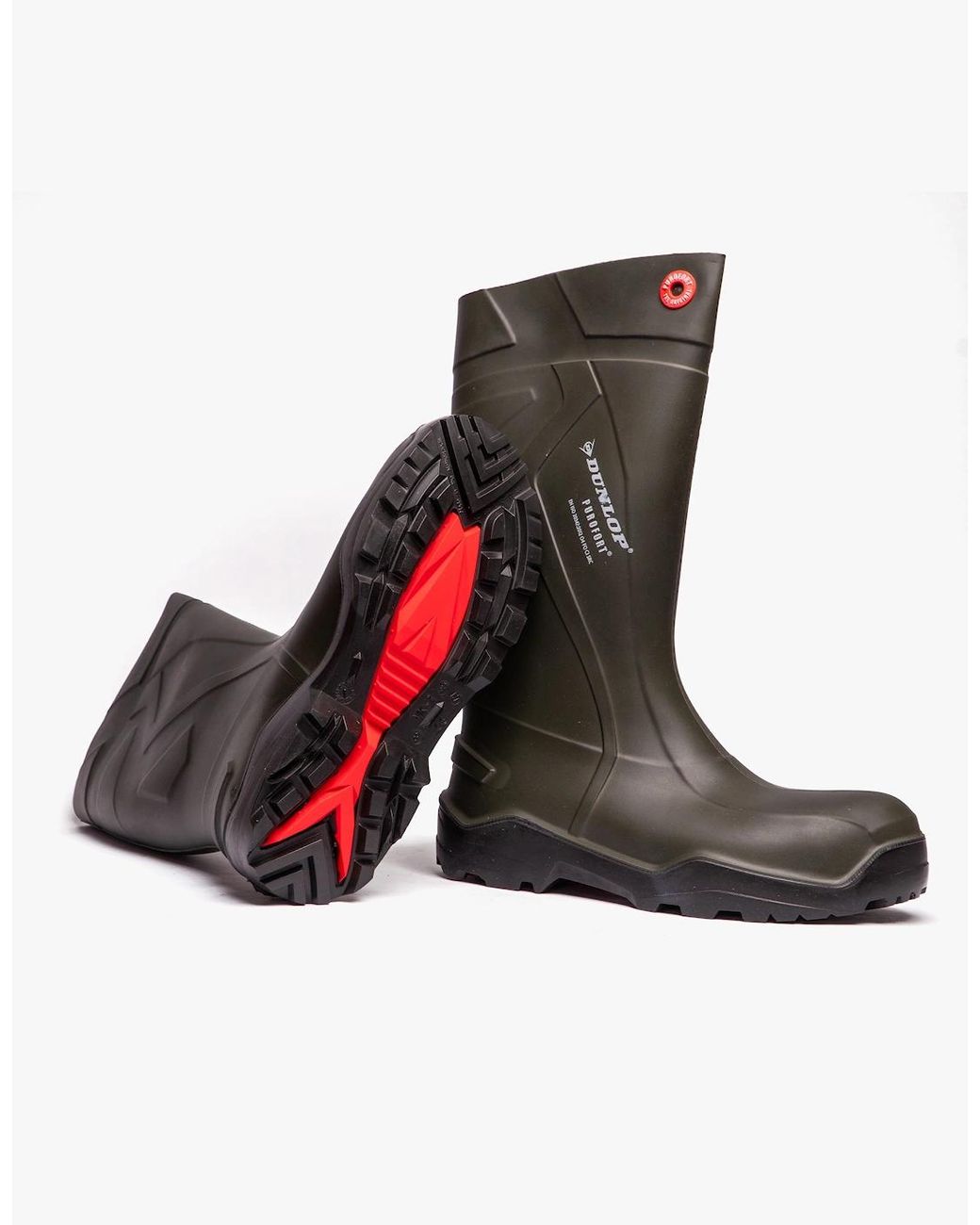 Dunlop Brown Purofort+ Non-Safety Wellington Boots
