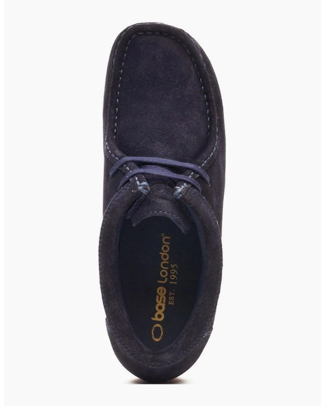 Base London Blue Koko Wallabe Shoes for men