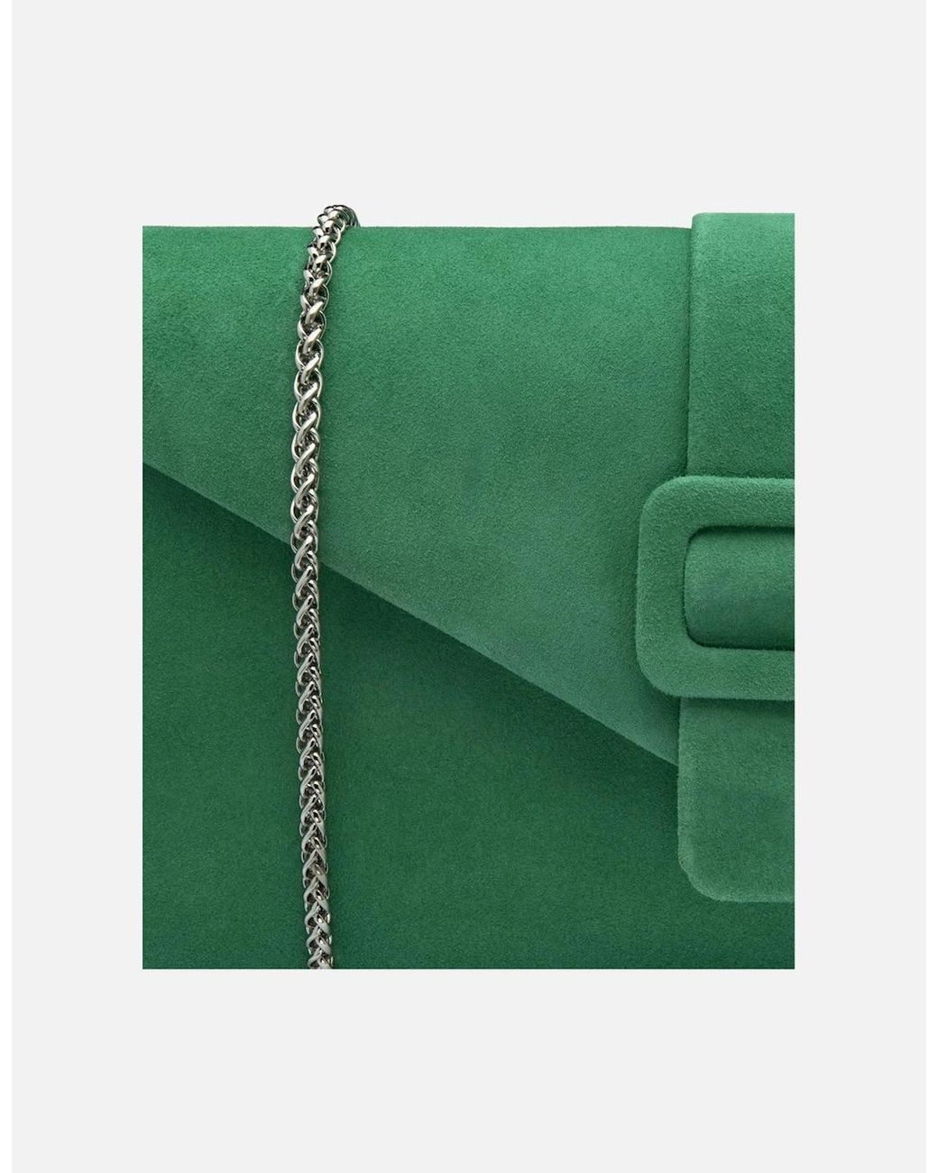 Lotus Green Aletta Clutch Bag