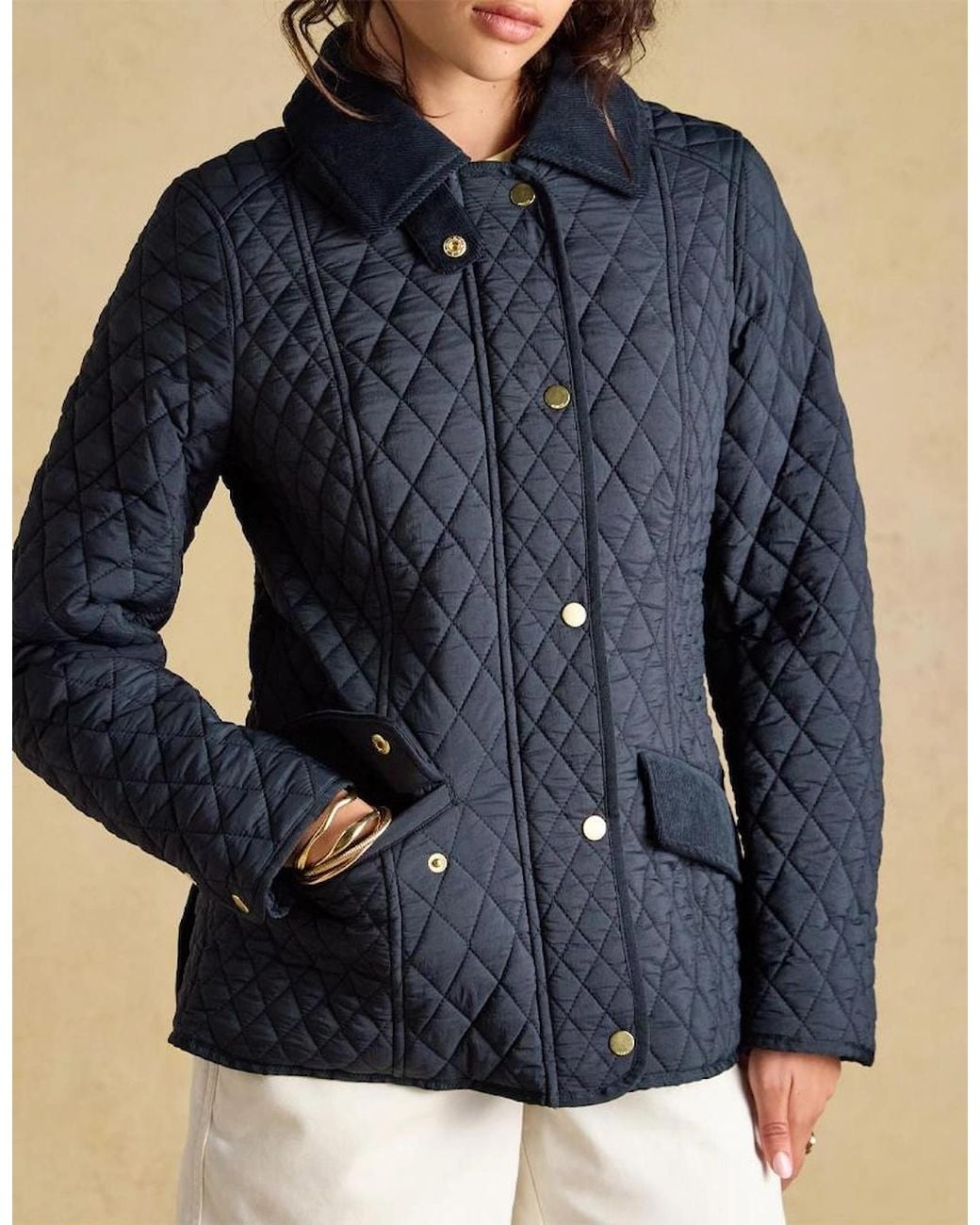 Joules Blue Highclere Quilted Jackets