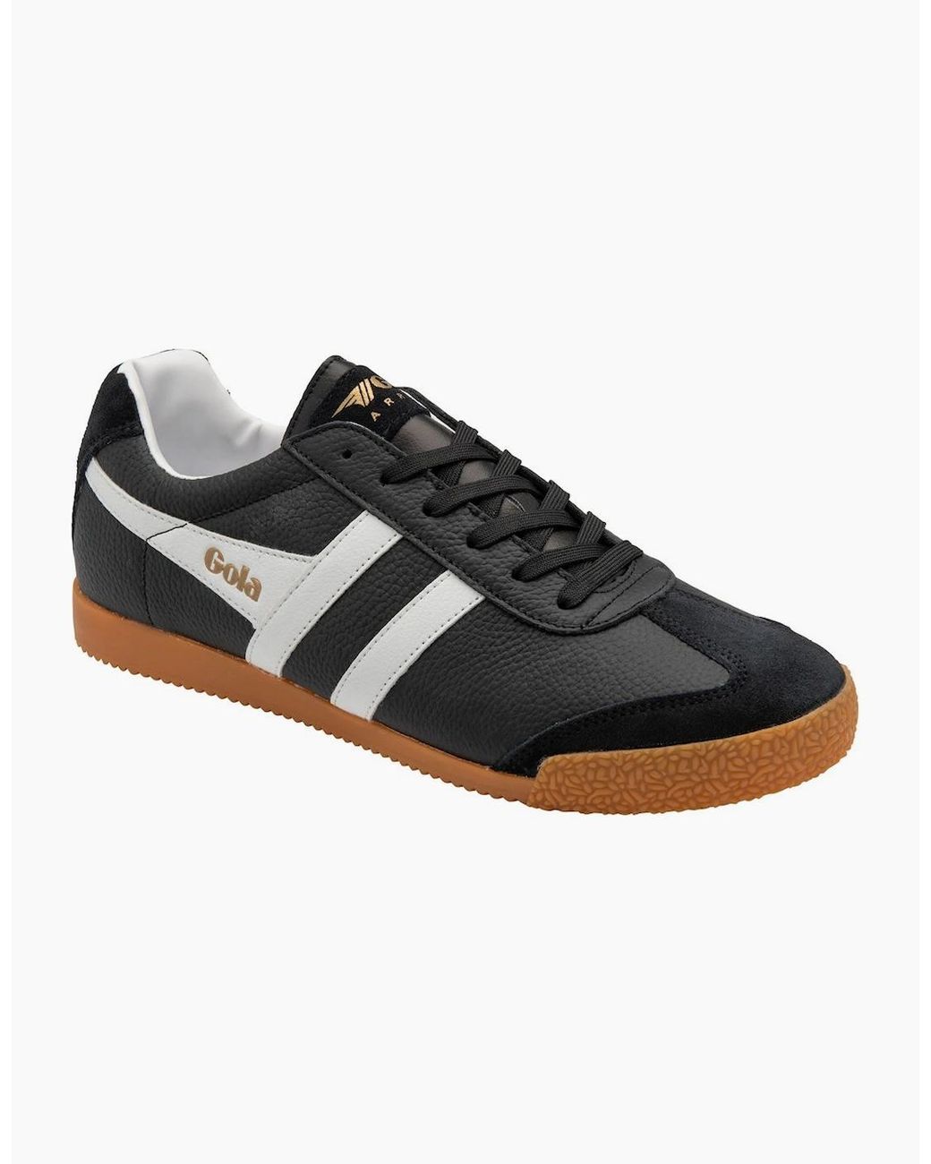 Gola Black Harrier Leather Trainers for men