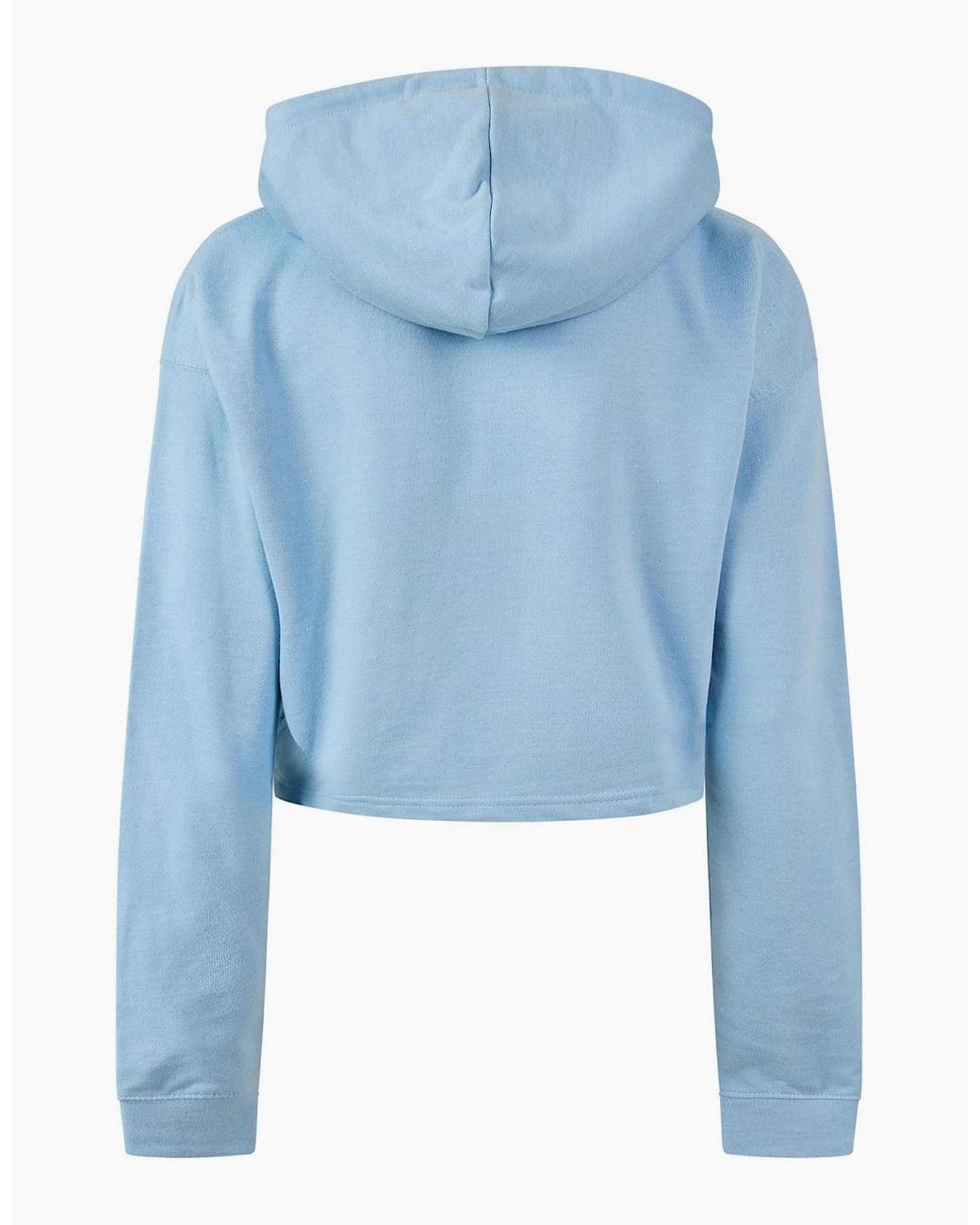 Miso Blue Cropped Hoodie