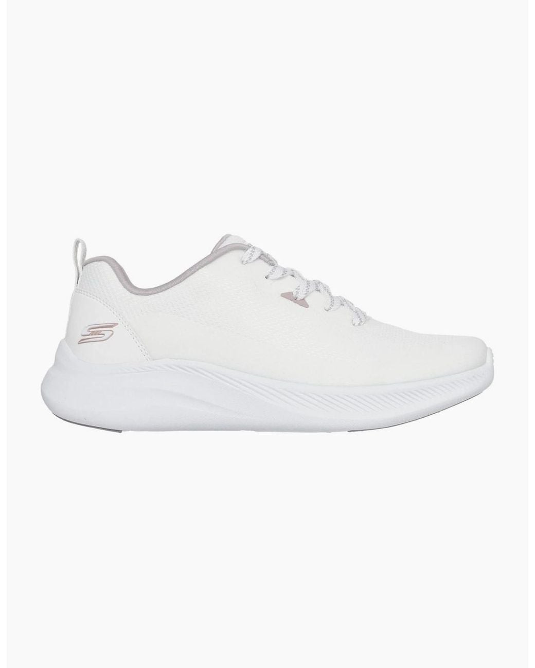 Skechers White Bobs Moda Flex Trainers