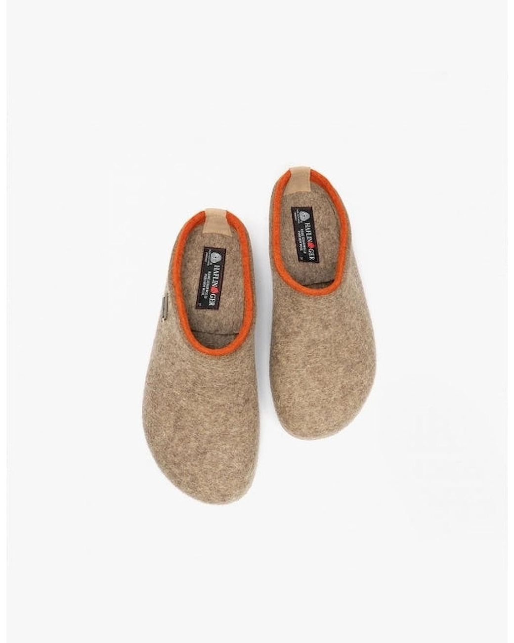 Haflinger White Kris Slippers Taupe