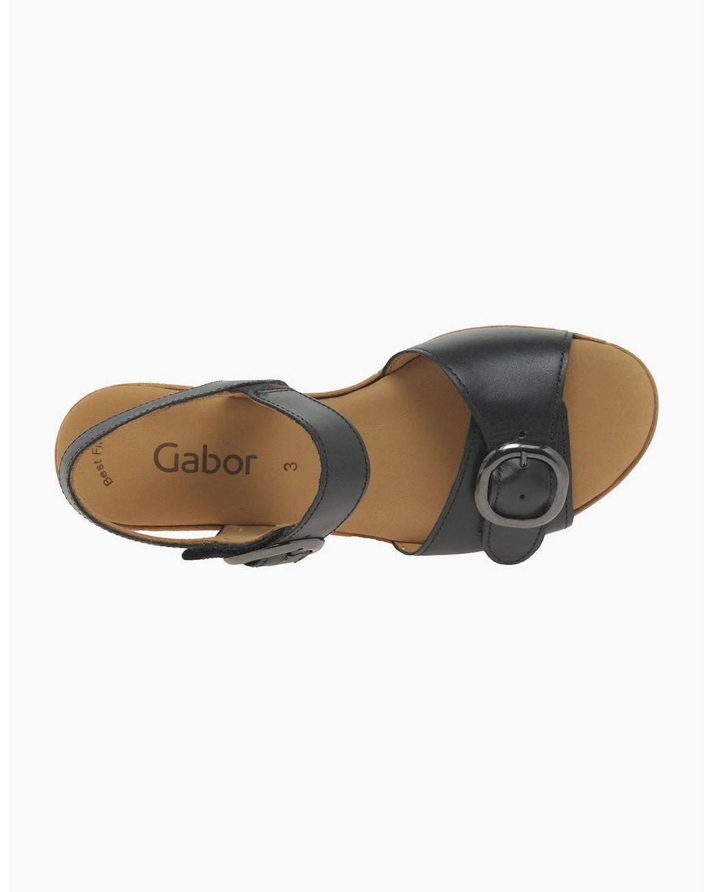 Gabor Black Fantastica Sandals