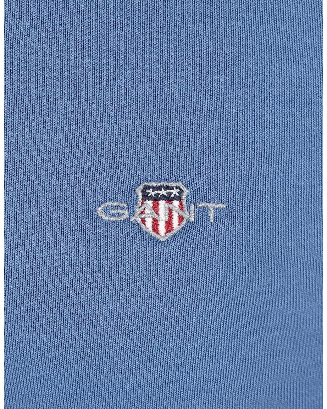 Gant Blue Reg Shield Half Zip Horizon for men