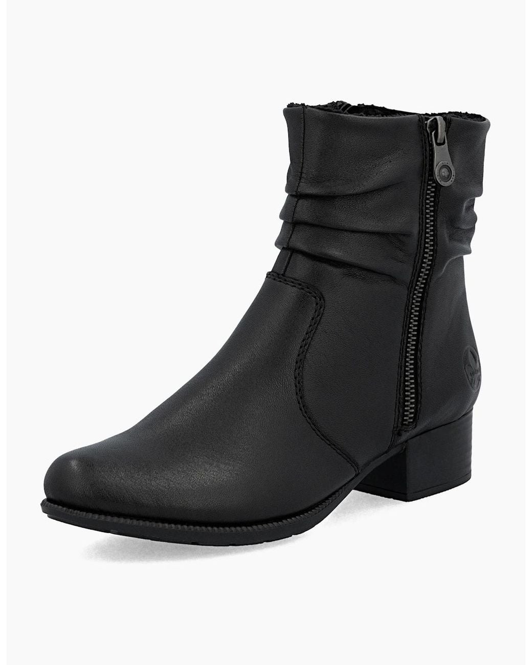 Rieker Black Ladies Boots 78656-00