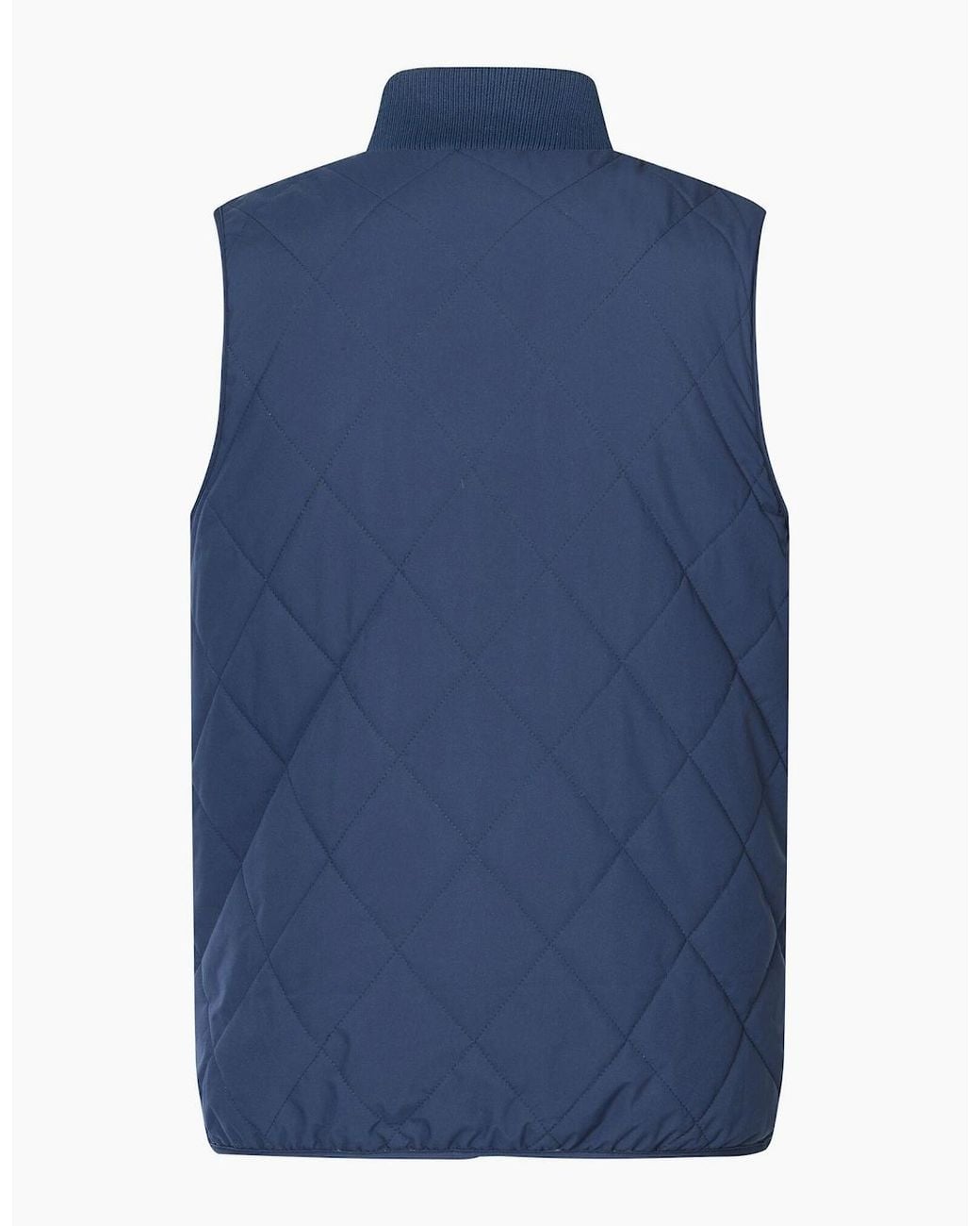 Regatta Blue Harvin Diamond Quilt Body Warmer for men