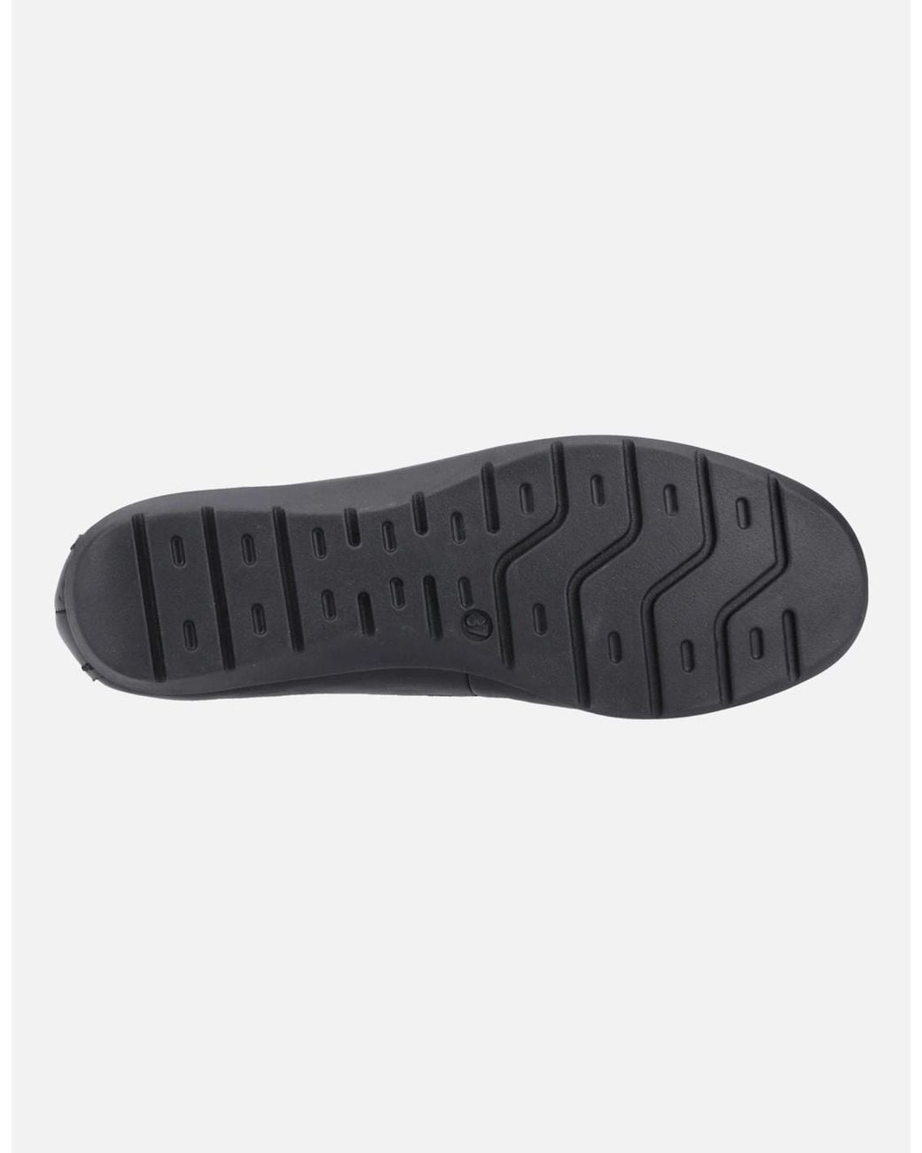 Hush Puppies Black Shelby Leather Loafers