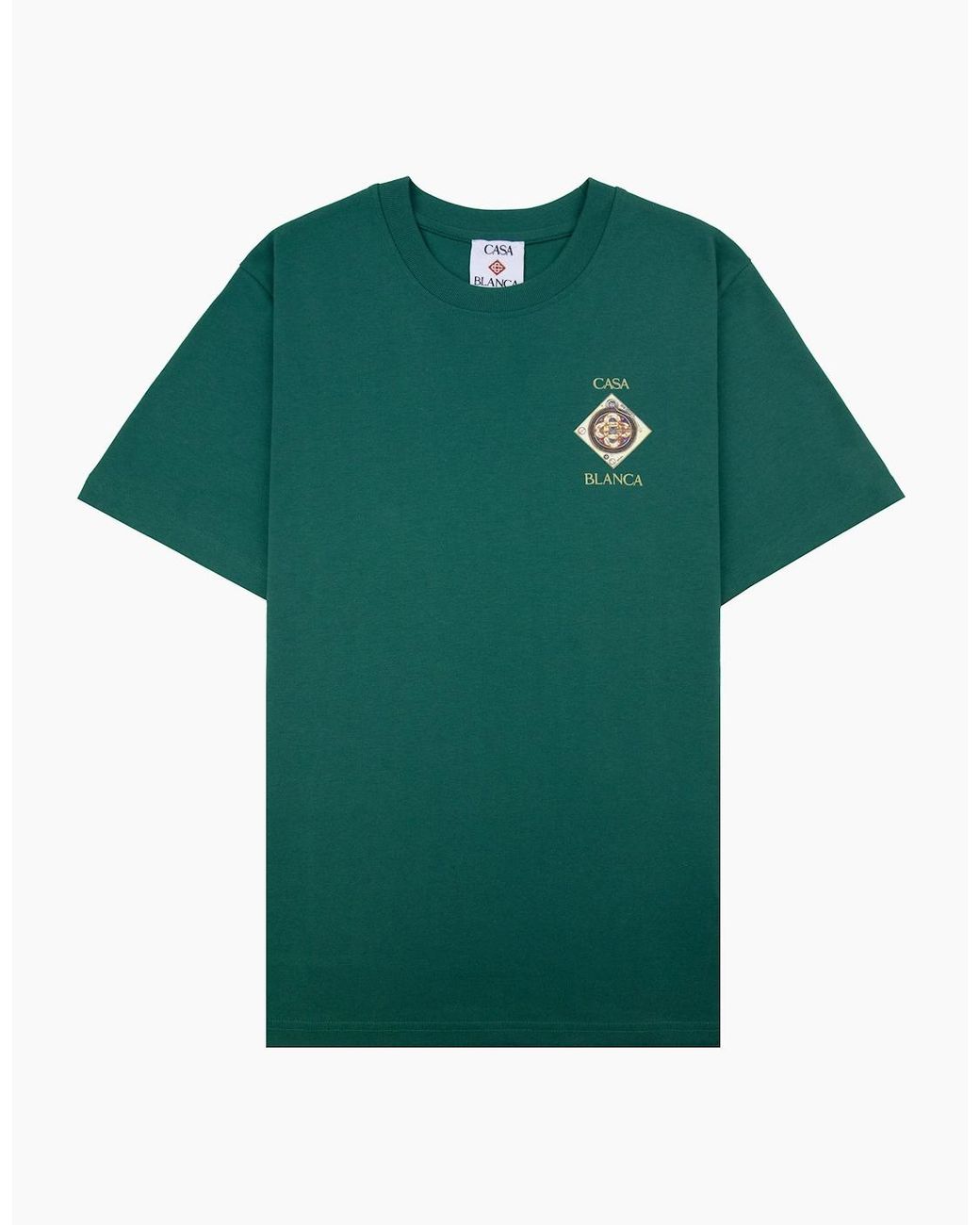 Casablanca Green Plafond Orne De Musique T-Shirt for men