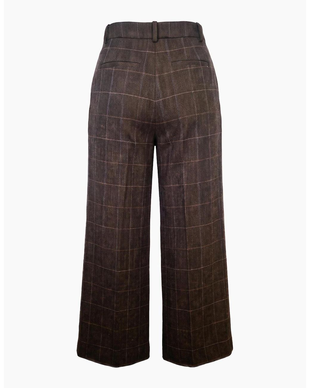Nooki Design Brown Nevada Check Trousers