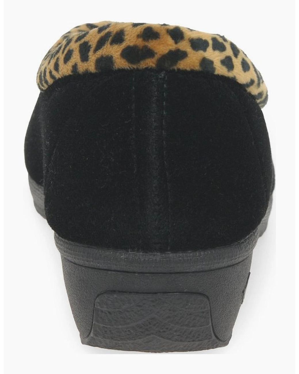 Lunar Black Paloma Full Slippers
