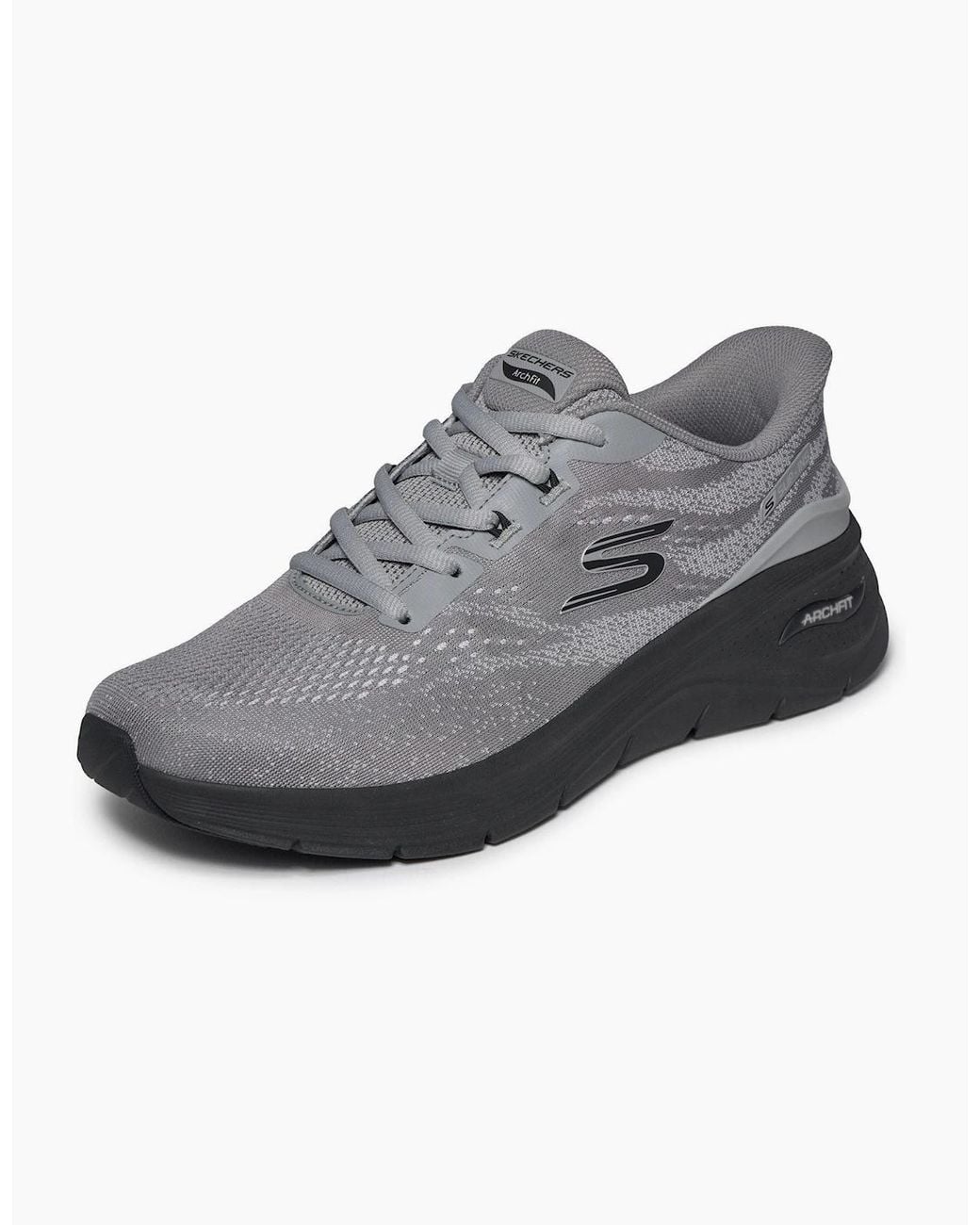 Skechers Gray Arch Fit 3.0 Textile Trainers for men