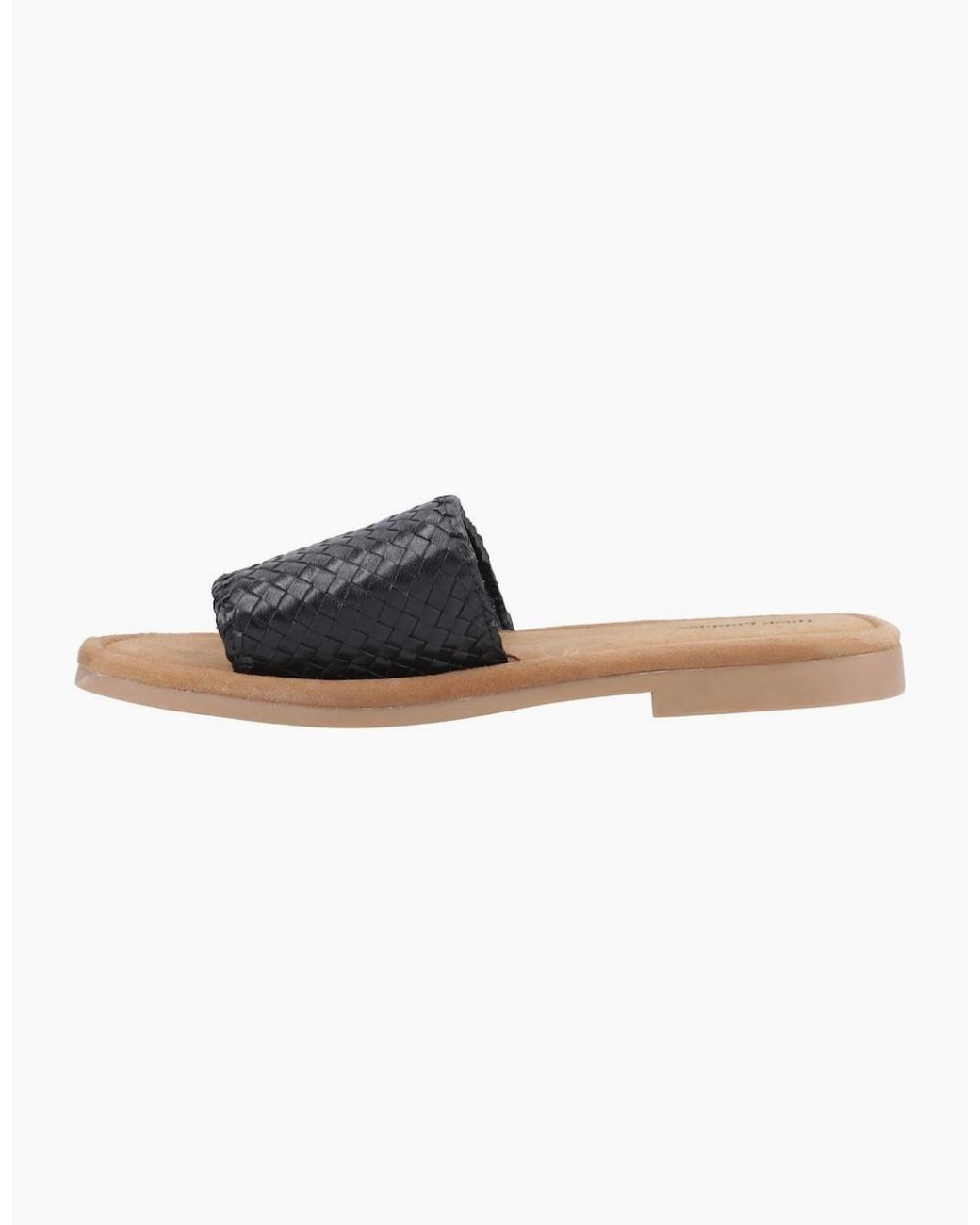 Hush Puppies Black Hetty Wide Fit Sandals