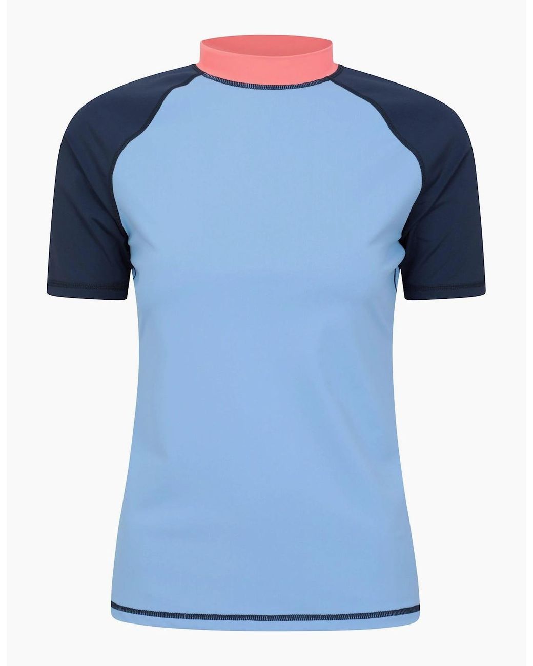 Mountain Warehouse Blue Ladies Uv Protection Rash Guard