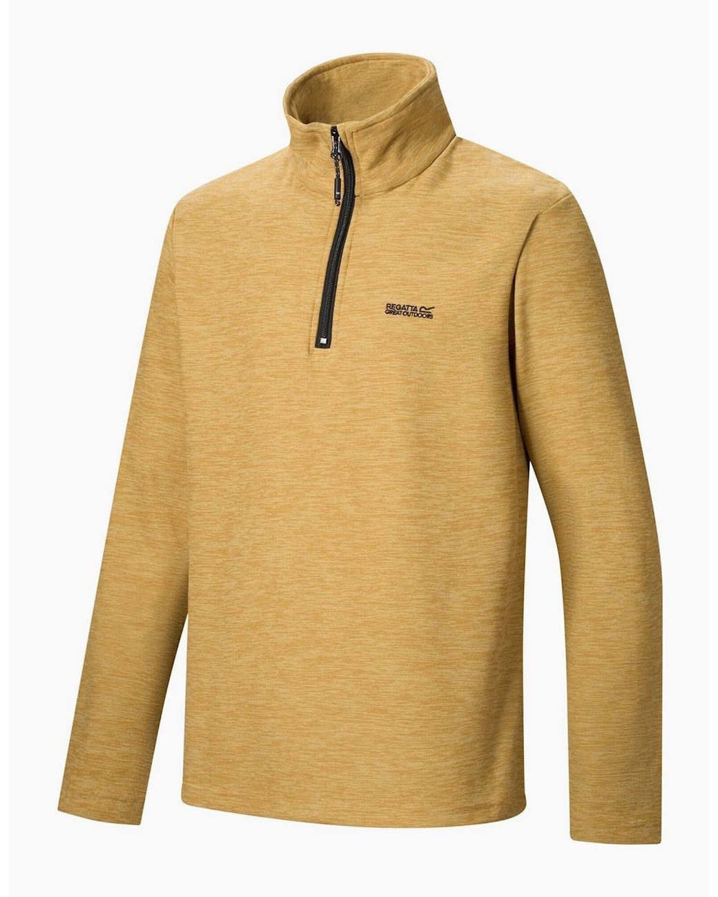 Regatta Natural Thompson Marl Half Zip Fleece Jacket for men