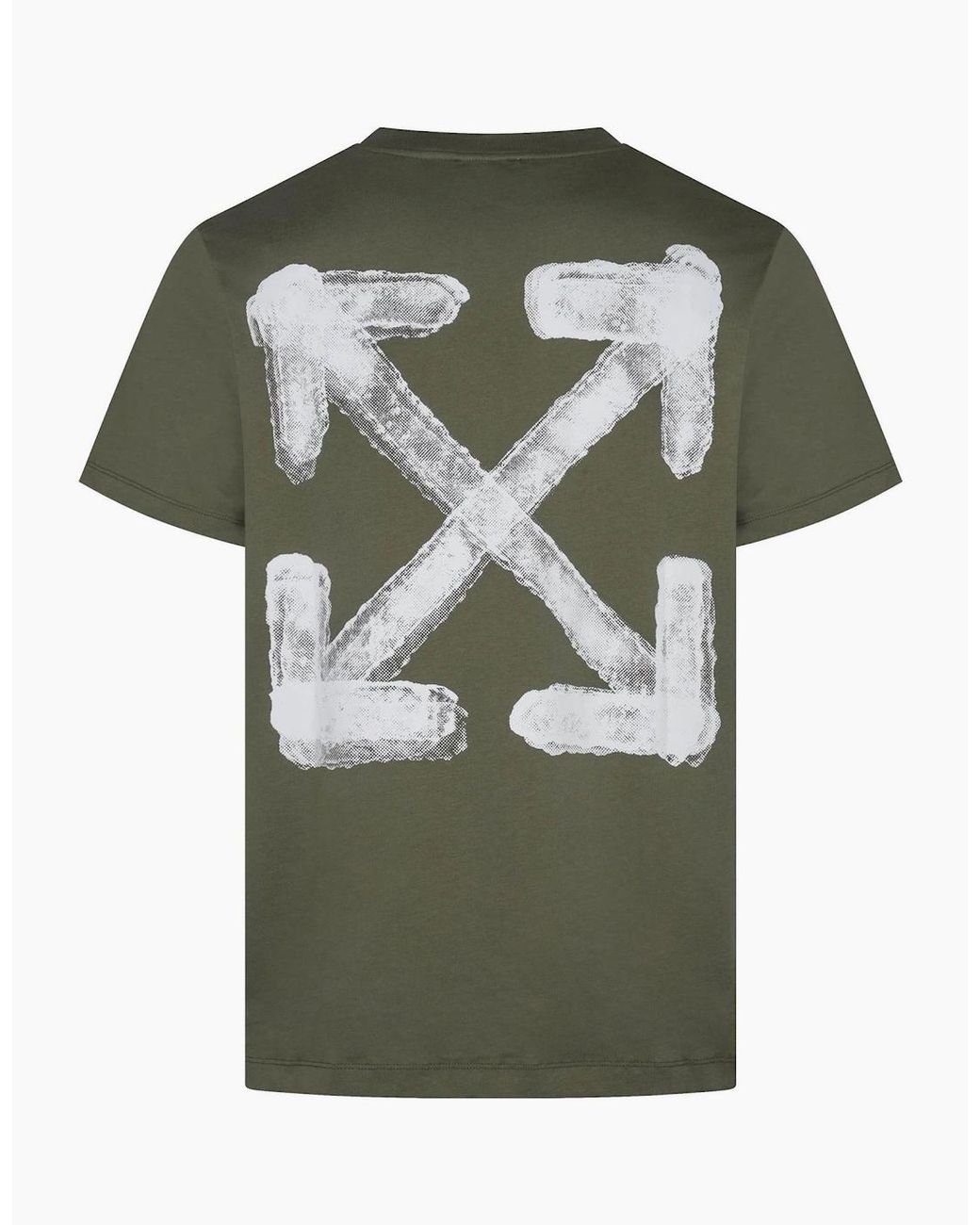 Off-White c/o Virgil Abloh Green Off Spray Arrow Slm for men